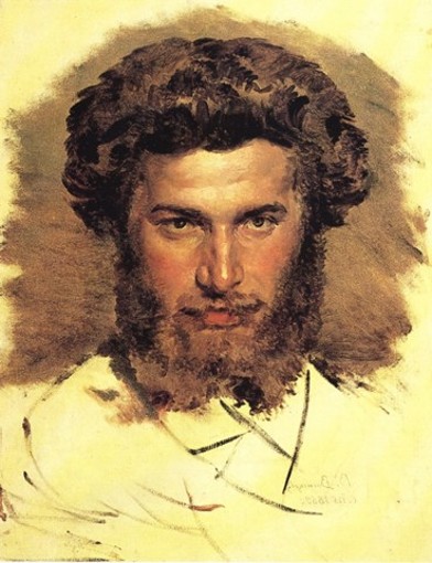 Image - Portrait of Arkhyp Kuindzhi by V. Vasnetsov.
